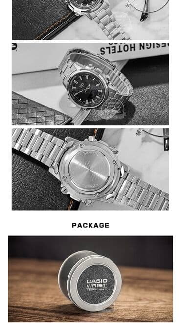 купить мужские часы в баку: Yeni, Qol saatı, Casio, rəng - Qara — 2