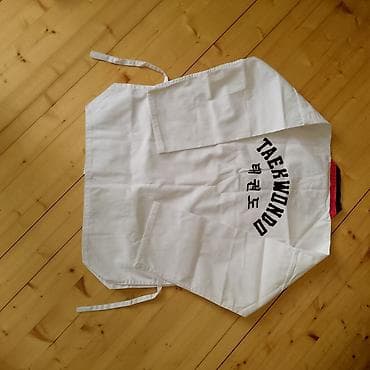 Taekvondo forması (dobok) dəsti - Rəsmi üslubda ağ dobok: üst köynək
