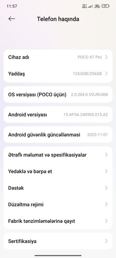mi 8 ekran: Poco X7 Pro, rəng - Qara, Sensor — 5