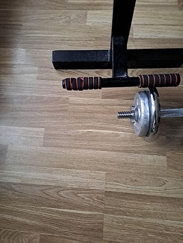 İdman və istirahət: Jim loja skamyası və qantel satılır. Qantel 2 ədəd 2.5 kg 2 ədəd 1.75 — 3