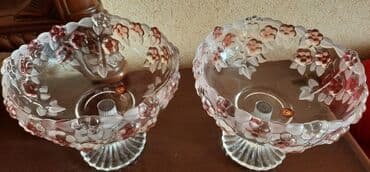 şef qaplarl: Məhsul: Alman istehsalı orijinal şüşə vazalar (2 ədəd) - Brend/işarə — 6