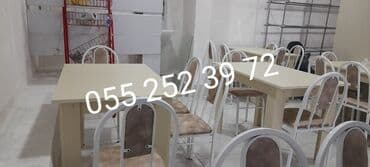 metbex ucun krantlar: Mətbəx üçün, Yeni, Açılmayan, Dördbucaq masa, 4 stul — 5