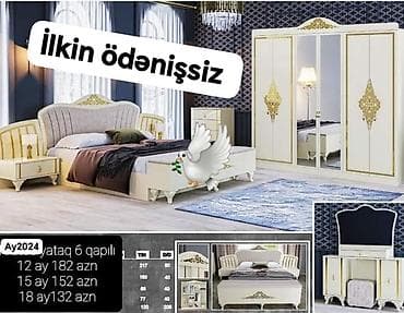 İkinəfərlik çarpayı, Dolab, Termo, 2 tumba, Yeni