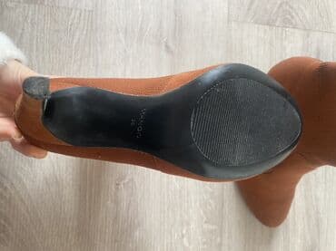 qara krasofkalar qiz ucun: Brend: MANGO Model: Qadın “sock booties” – nazik dabanlı Rəng — 2