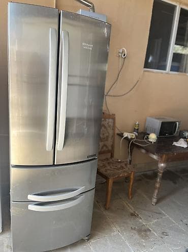 iphone 12 max: Yeni 4 qapılı Hotpoint Ariston Soyuducu Satılır, rəng - Bej, Dispenserli — 7