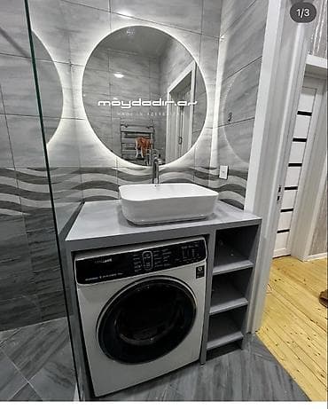 Hamam üçün moydadır və güzgü dəstləri – fərqli dizayn variantları — 7