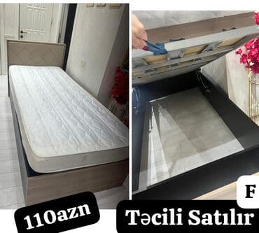 İşlənmiş, Təknəfərlik çarpayı, Bazalı, Matras ilə
