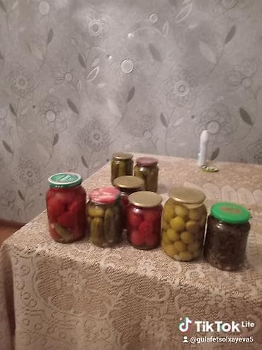 Məhsul: Ev üsulu konservləşdirilmiş turşular və kompotlar (şüşə — 5