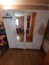 paltar qurutma: Yeni, Açılan, 4 qapılı Düz dolab, Qarderob, paltar dolabı, Azərbaycan — 7