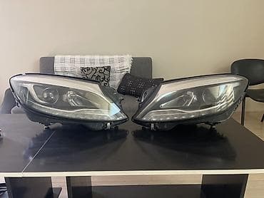 Nəqliyyat: Komplekt, Yaxın və uzaq vuran işıqlar Mercedes-Benz, Orijinal, Almaniya, Yeni — 1