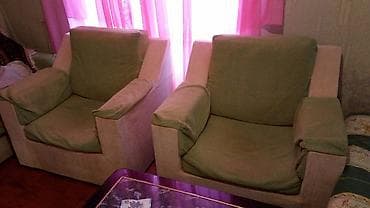 Asia: Б/у, Раскладной диван, 2 кресла, С подъемным механизмом, Раскладной — 5