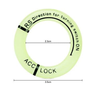 disk ve teker: Avtomobilin zajiqaniyası üçün işıglı ( fosfor ) dairə ( daxili — 2