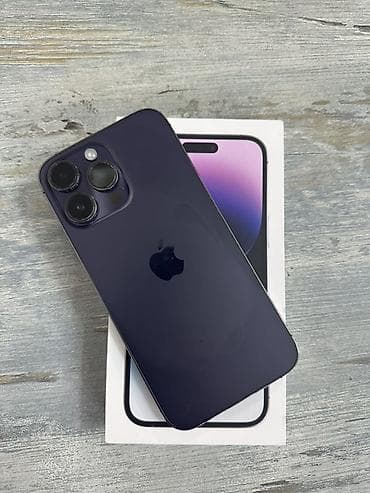 iphone 14 pro max 512 gb qiymeti: IPhone 14 Pro Max, 256 GB, Deep Purple, Face ID — 1