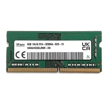 ddr3 ram notebook: Operativ yaddaş (RAM) Hynix, 8 GB, 3200 Mhz, DDR4, Noutbuk üçün, İşlənmiş — 1