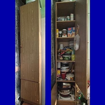 metbex dolab: Yığcam, 5 polkalı penal dolab. Yaxşı vəziyyətdədir. Uzunluğu 205, eni — 1