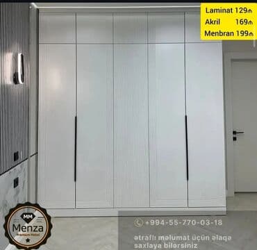 işlenmiş şkaf: Yeni, Açılan, 6 qapı Düz dolab, Qarderob, paltar dolabı, Rusiya — 1