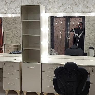 Güzgü Divar üçün, Kvadrat, Makiyaj üçün, Arxa işıqlı