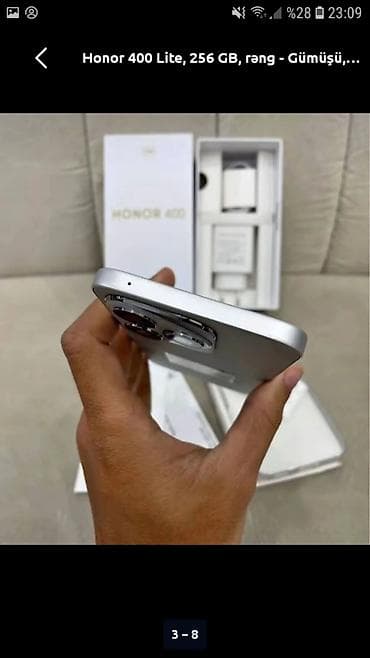 pc 1 tb: Honor 400 Lite, 256 GB, Zəmanət, Sensor, Barmaq izi — 1