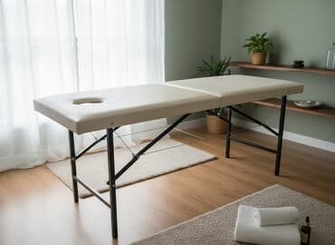 кухонный стол: Новый, Масажная кушетка, Складной — 1