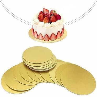 restoran avadanlığı: Tort üçün karton kəsim formaları (komplekt) Tort altlıqları üçün — 5