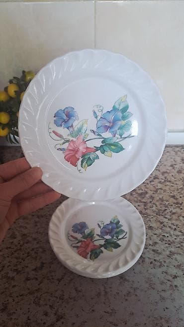 nabor acarlar: Boşqablar, 6 ədədli dəst, rəng - Ağ — 3