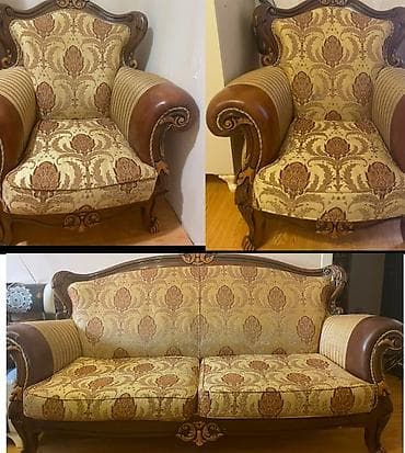 ✅Temiz ağaç material divan 2 kreslo Desti satılır 320 manata .Real aka