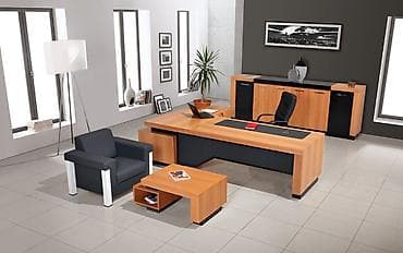 Müasir ofis mebel dəsti – rəhbər kabineti üçün tam komplekt Tərkib: - — 1