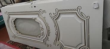 ayna qapi: Klassik dizaynlı otaq qapısı - Material: MDF üzərində boya (ağ rəng) — 2