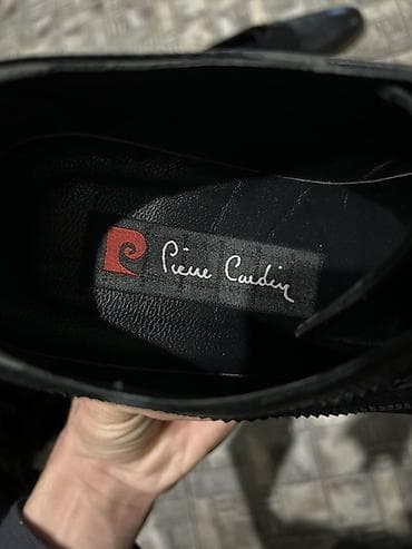 off white duks: Pierre Cardin klassik kişi ayaqqabısı - Model: Broq (wingtip — 6