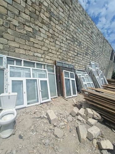 plastik qapi pencere setkasi: HAZIR qapıların, pəncərələrin satışı həmçinin istənilən formada qapı — 1