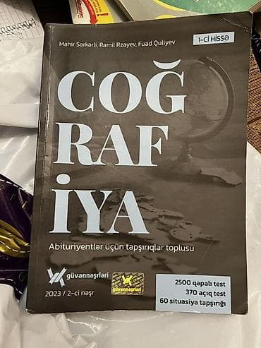 rus dili 8: Coğrafiya – Abituriyentlər üçün Tapşırıqlar Toplusu (1-ci hissə) — 1