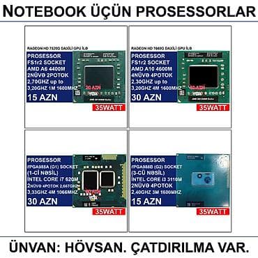 prosessor amd: Prosessorlar 📍Ünvan: Bakı şəh, Suraxanı ray, Hövsan qəs. YOXLAMAĞA — 2