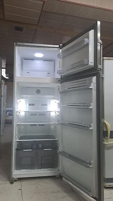 lalafo soyuducular: 2 qapılı Soyuducu Satılır, rəng - Gümüşü, Təkərli — 2