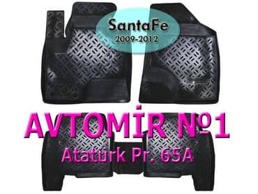 santafe ayaqaltı: Hyundai santafe 2009-2012 ucun poliuretan ayaqaltilar 🚙🚒 ünvana və — 1