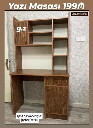купим старую мебель: *Yazı masası 199Azn* ✔️İstehsal Rusiya Laminat 18/lik qalinliqda — 1