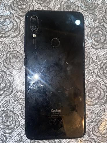 Redmi Note 7, 64 GB, rəng - Qara, Barmaq izi