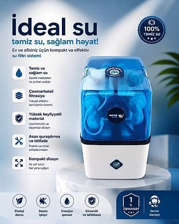 Kompakt və effektiv su filtri sistemi – ev və ofis üçün ideal seçim
