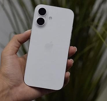 IPhone 16, 128 GB, Ağ, Zəmanət, Simsiz şarj, Face ID — 1