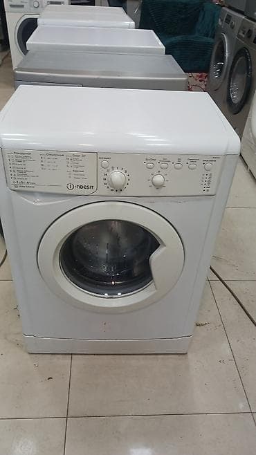 pad 5: Paltaryuyan maşın Indesit, 5 kq, İşlənmiş, Avtomat, Qurutma var, Kredit yoxdur, Ünvandan götürmə, Pulsuz çatdırılma, Ödənişli çatdırılma — 1