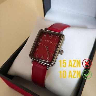 Qol saatı, Gucci, rəng - Qırmızı