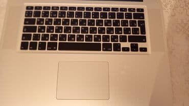 klaviatura: Apple MacBook Pro noutbuku Xüsusiyyətlər: - Alüminium unibody korpus — 5