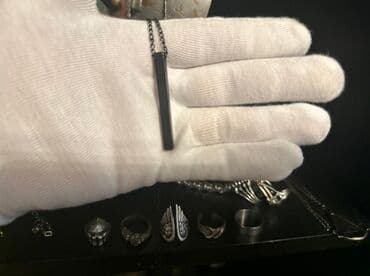 boyunbağı gumuş: Boyunbağılar, üzüklər, qolbağı ◻️◼️ 🔸Yeni boyunbağı və üzüklər — 2