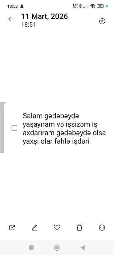 iş axtarıram tecili: Fəhlə, 5 ildən artıq təcrübə — 10
