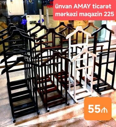 Bu asılqanlar paltarların səliqəli saxlanması üçün ideal həlldir. Hər