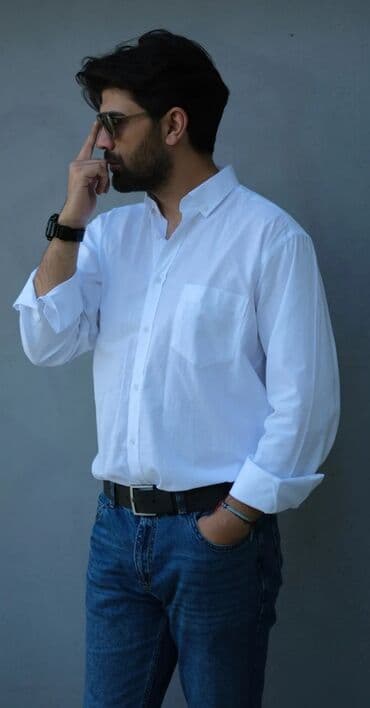 ketan sarocka: Yeni Hiizz köynəkləri Material pambıq,kətana oxşar Rəngi Ağ,Qara Ölçü — 2