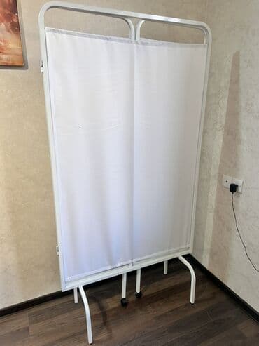 Tibbi və ya məişət istifadə üçün portativ ekran paravan - Metal