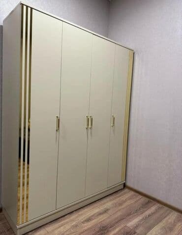 ışkaf: Yeni, Açılan, 4 qapılı Düz dolab, Qarderob, paltar dolabı — 2