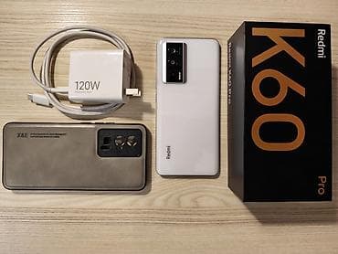 dvd rom: Redmi K60 Pro, 256 GB, rəng - Ağ, Sensor, Barmaq izi, Simsiz şarj — 1