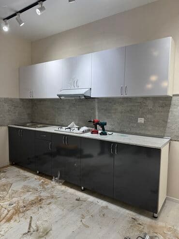 taxt ortukleri: Sifarişlə mətbəx dəsti, Özü çəkən petlələr, MDF, Kredit var, Pulsuz çatdırılma — 4