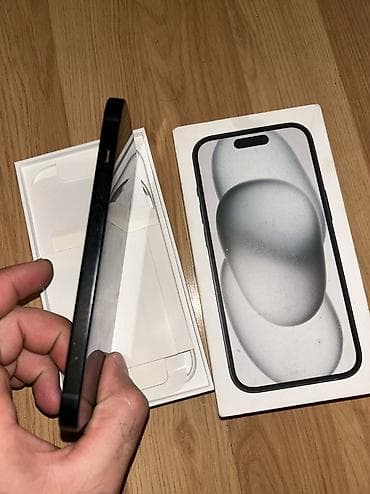 iphone 4 qiyməti: IPhone 15, Qara, Face ID — 5